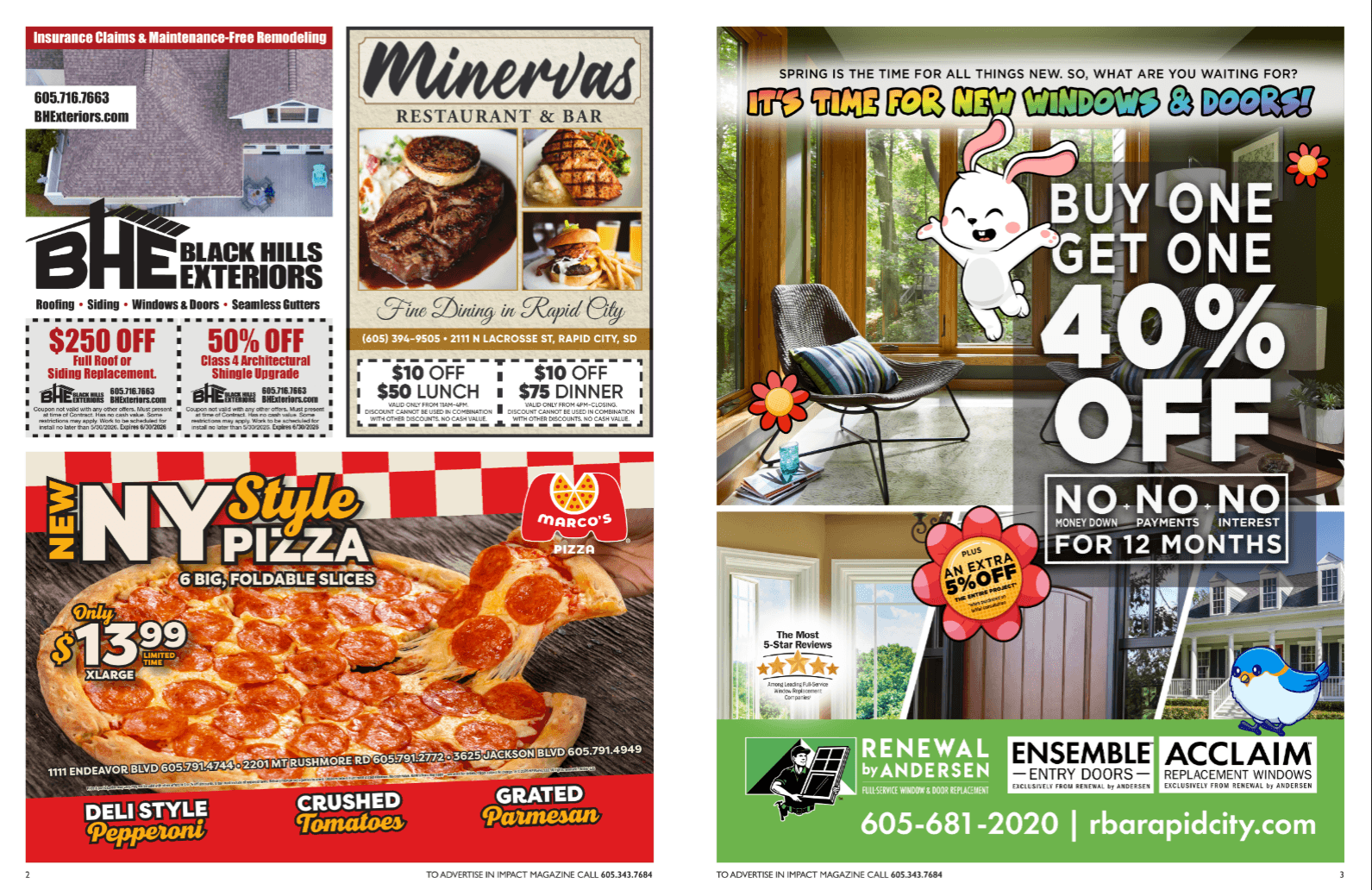Impact magazine coupon covers