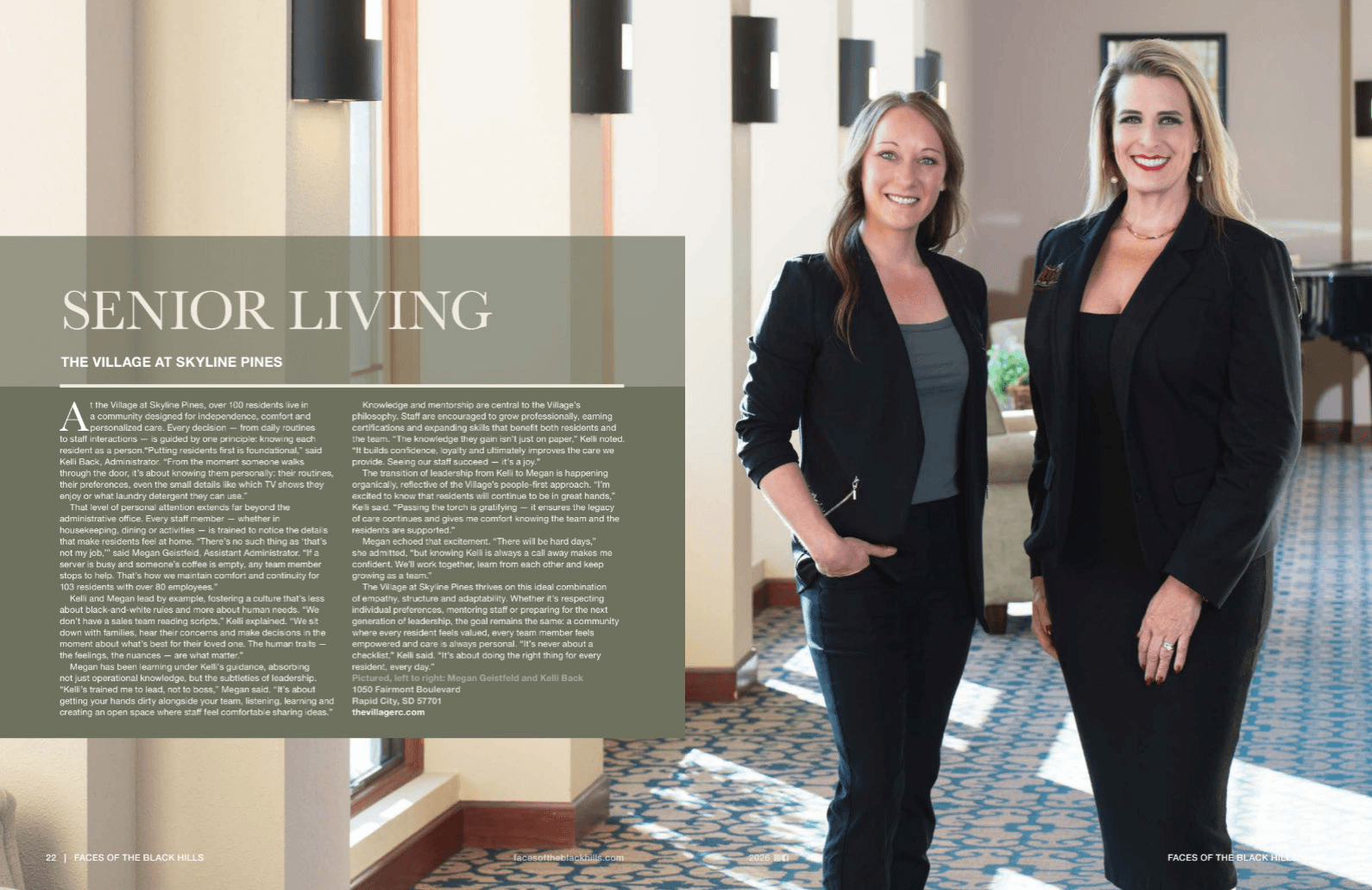 Faces of the Black Hills editorial spread